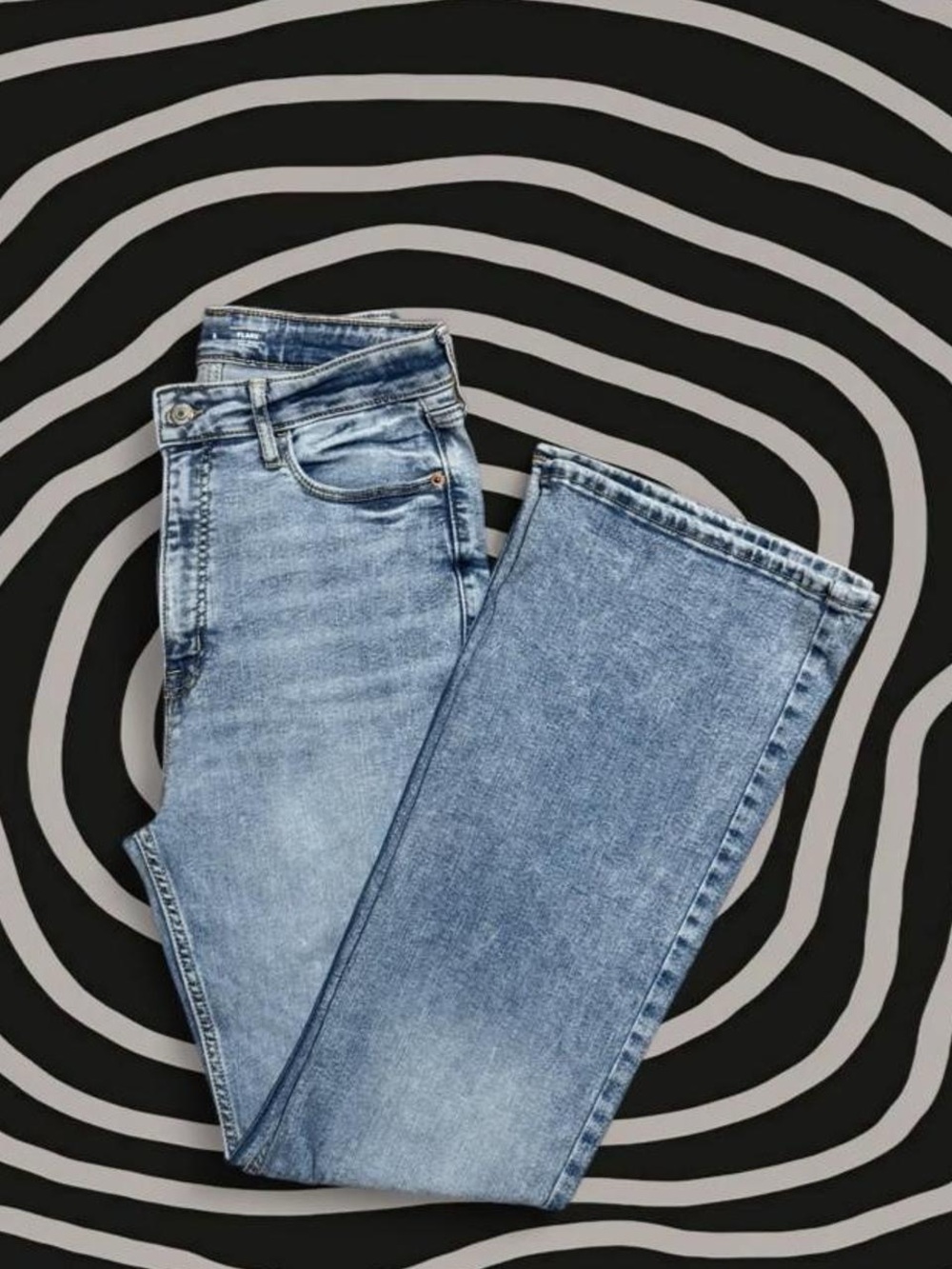 Old Navy Light Blue Flare Jeans